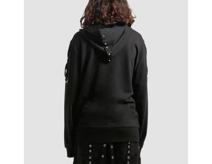 Tripp Nyc Mega Skull Zip Hoodie Black