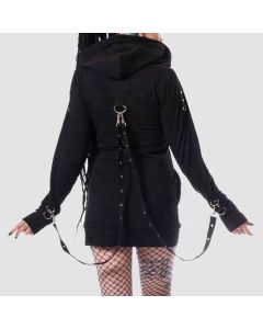 Heartless Karin Zip Hoodie Black