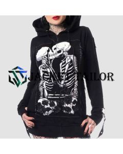 Heartless Karin Zip Hoodie Black