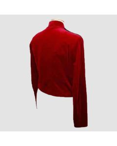 Montrose Kilt Jacket In Red Velvet - Jacket Tailor