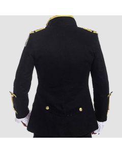 Black And Gold jacket Golden Steampunk drummer jacket - Jacket Tailor