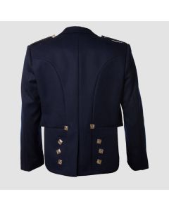 Men's Prince Charlie Jacket W. Waistcoat Navy - Jacket Tailor