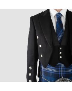 BLACK PRINCE CHARLIE JACKET & VEST - Jacket Tailor