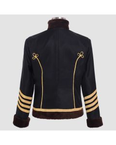 Military Jacket Women Parade Brown Trims - Jacket Tailor