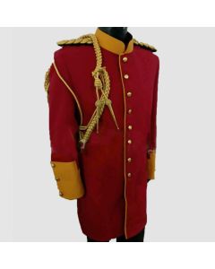 Men's Napoleonic Prussian Dragoon Officers Coat Military Jacket - Jacket Tailor