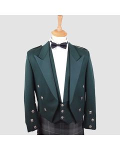 Bottle Green Prince Charlie Jacket & Waistcoat - Jacket Tailor
