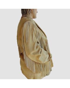 Vintage Leather Cowboy Style Jacket - Jacket Tailor