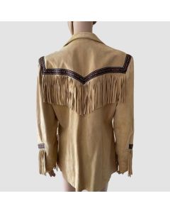 Vintage Scully Blazer Suede Fringed Jacket - Jacket Tailor