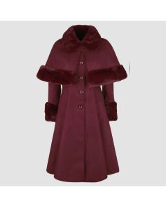Capulet Coat Coats Red by Hell Bunny