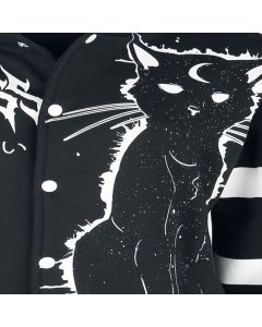 Varsity Varsity Jacket Black White by Heartless