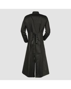 Coat with Brocade Pattern Coats Black by Gothicana 
