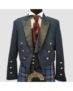 Prince Charlie Jacket Blue With Waistcoat - Jacket Tailor