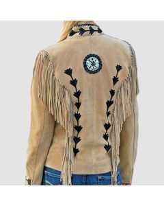 Women Traditional Handmade Cowboy Western Leather Jacket - Jacket Tailor