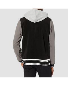True Religion Men's Hooded Varsity Jacket - Jacket Tailor