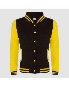 Awdis Women's and Ladies Girlie Varsity Jacket - Jacket Tailor