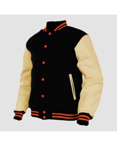 Wool & Leather Letterman Varsity Jacket - Jacket Tailor