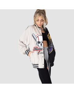DUNK Color-Block Varsity Jacket - Jacket Tailor