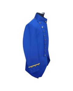 Blue Army Infantry Officer Wool coat -  Jacket Tailor