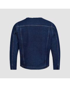 Denim Jacket Moto Trucker Denim Jacket Fur Collar-Jacket Tailor