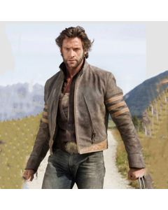 Men Origins Wolverine Leather Jacket