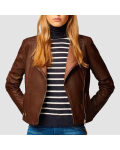 Women’s Biker Leather Jacket