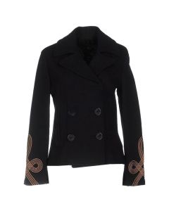 Black Wool With Gold Braid Jacket - Jacket Tailor