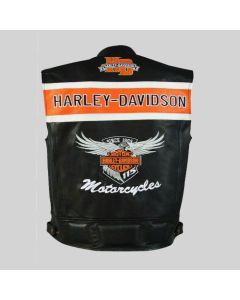CLASSIC STYLISH  HARLEY DAVIDSON LEATHER VEST-JACKETTAILOR