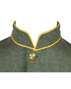 Cs cavalry piping collar cuff sack coat  |  Jacket Tailor