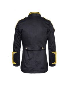 Golden steampunk military jacket Drummer  -  Jacket Tailor