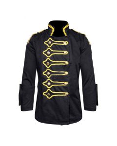 Golden steampunk military jacket Drummer - Jacket Tailor