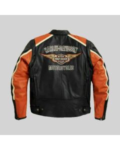 Harley Davidson classic Style Motorbike Leather Jacket