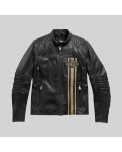 Harley Davison Men’s Tripe Vent Passing Leather Jacket