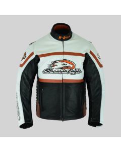 HD Men’s Harley Davidson Raceway Screamin Eagle Leather Jacket
