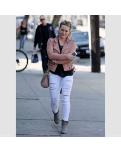 Hilary Duff Leather Jacket 