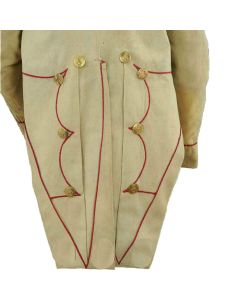 New Men American British White, Red Coat Revolutionary War Uniform