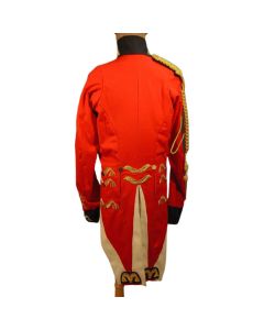 New British Full Red Wool Dress Men's Officer Jacket