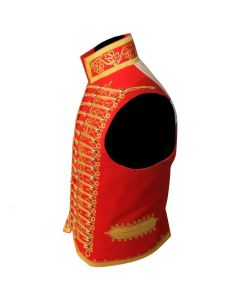 Light Senior Cavalry Officer Waistcoat With Silver Braid For Some Regiment