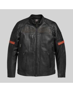 Men's Vanocker Triple Vent System Leather Jacket