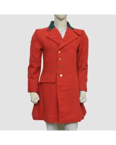 18th Century Men's Red Wool Military Frock Coat – Victorian Officer's Tailcoat