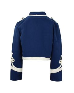 Blue Military Jacket Medium Wool - Jacket Tailor