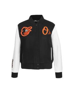 MLB Baltimore Orioles Women's Heritage Wool Varsity Jacket
