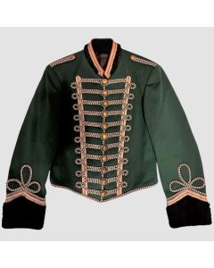 Prussia Officer Pelisse Leutnant Husaren Regiment - Jacket Tailor