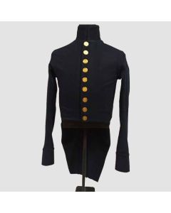 New Men's Military Dark Navy Blue Wool Tailcoat