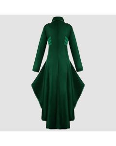 Women Gothic Steampunk Button Corset Costume Coat Tailcoat Jacket Overcoat