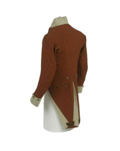 New Men's British Brown Tail Coat Uniform Jacket Napoleonic Uniform 