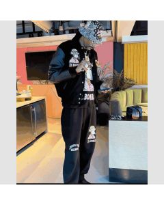 Snoop Dog Death Row x Dr Bombay Varsity Leather Jacket