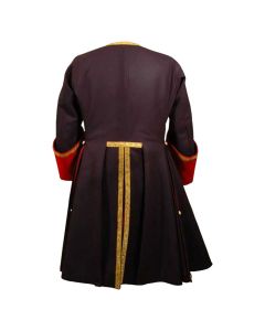  French Navy Officer Dark Blue Wool Coat - Front