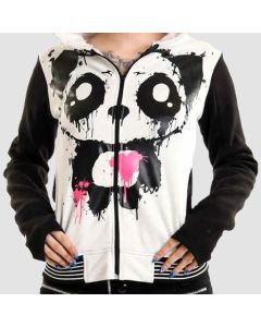 Poizen Industries Kp Mase Zip Hoodie Blackwhite