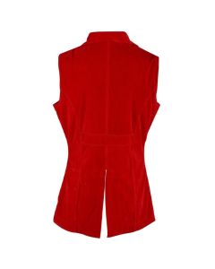 Men's Double Breasted Govern Vest Waistcoat VTG Brocade Gothic Steampunk Red