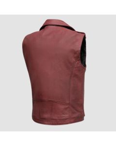 Roller - Men's Motorcycle Leather Vest